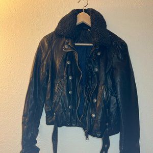 FREE PEOPLE leather jacket